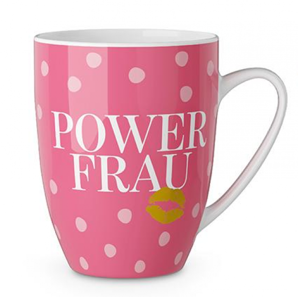 Becher - Auf uns Mädels - POWERFRAU